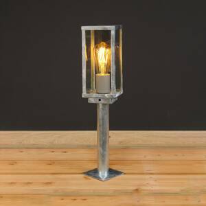 Talapzati lámpa Karo, szürkületérzékelő 55 cm cink