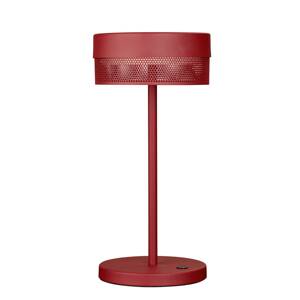 LED asztali világítás Mesh akku 30 cm indiai vörös