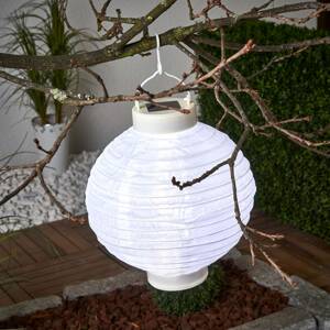 Jerrit LED napelemes lámpa 20 cm, fehér