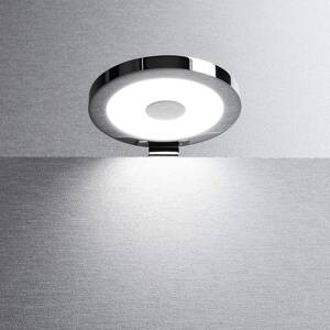 LED bútorra szerelhető tükörvilágító, 5 db, kerek