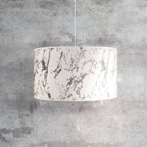 Marble függő lámpa, fehér márványozott