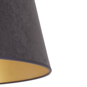 Cone lámpaernyő 18 cm magas, grafit/arany