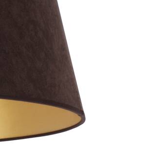 Cone lámpaernyő 22,5 cm magas, barna/arany