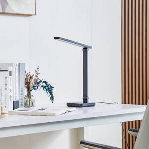 Lindby Rylas LED íróasztal-lámpa, fekete