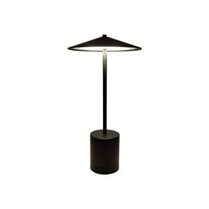 Lindby Ayva LED-es újratölthető asztali lámpa, fényerőszabályzó, fekete