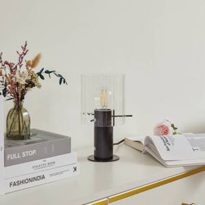 Lucande Eirian asztali világítás üvegbúrával