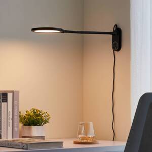 Lindby Valtaria LED asztali világítás, CCT, fekete
