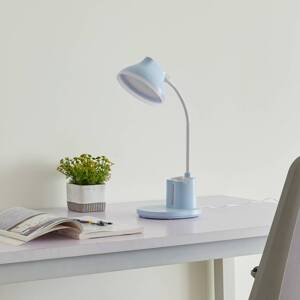 Lindby Zephyra LED asztali világítás CCT, 8W, kék
