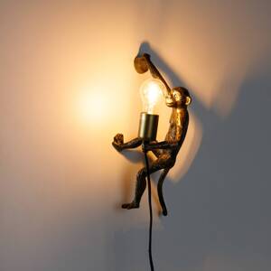 Lindby Nirvathia fali világítás majom fém