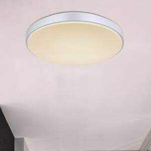 Sonny LED mennyezeti lámpa, ezüst, CCT, Ø 41 cm