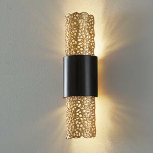 Fali lámpa Palazzo, arany/barna