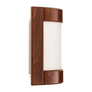 Zanna fali lámpa fából, 22 cm, rusztikus