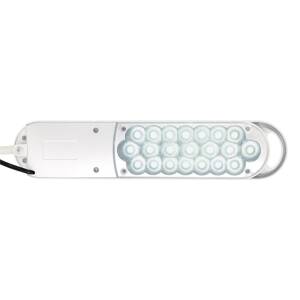 LED asztali lámpa Atlantic rögzítőtalpbal fehér