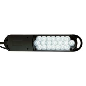 LED asztali lámpa Atlantic rögzítőtalpbal fekete