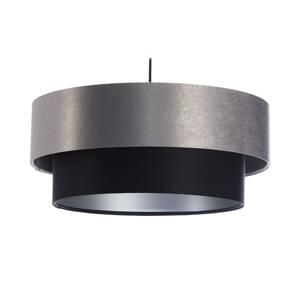 Dorina függő lámpa, ezüst/fekete, Ø 50cm