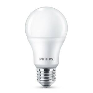 Philips E27 LED lámpa A60 8W 2700K matt 4 db-os