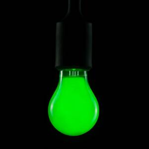 E27 2 W LED lámpa zöld dimmelhető