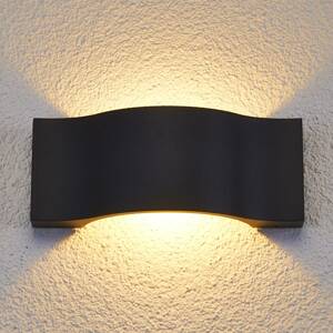 LED kültéri fali lámpa Jace, grafit