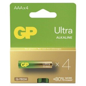 GP Ultra Alkáli elem AAA 4db