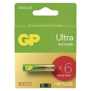 GP Ultra Alkáli elem AAA 6 db