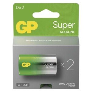 GP Super Alkáli elem LR20 (D) 2db