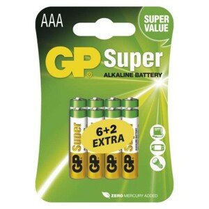 GP Super Alkáli elem AAA 6+2 bliszter