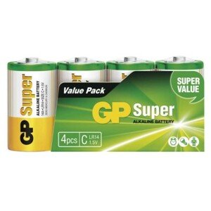 GP Super Alkáli elem C 4db/fólia