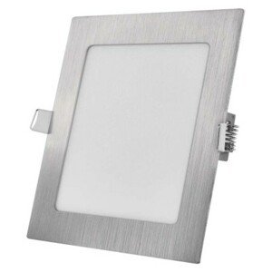 LED süllyesztett lámpatest NEXXO, négyzet, ezüst, 12W, CCT