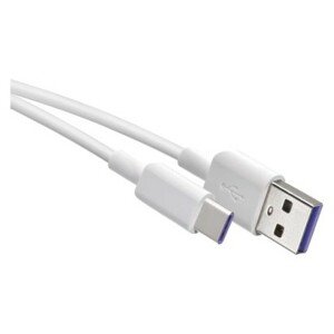 Töltő- és adatkábel USB-A 2.0 / USB-C 2.0, 1,5 m, fehér